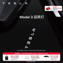 特斯拉（Tesla）官方 Model 3/Y/Y L 迎宾灯 汽车氛围灯 易安装 电动车装饰 Model 3 迎宾灯 前门（一对）