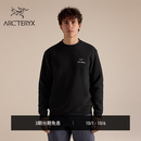 ARC'TERYX始祖鸟 EMBLEM FLEECE CREW 男子 抓绒衫 Black/黑色 M