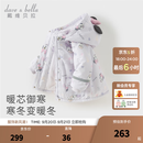 戴维贝拉（DAVE＆BELLA）冬季新款女童防水棉服儿童连帽外套女宝宝长袖外衣小童上衣童装 米妮图案【现货】 110 cm（建议身高100-110cm）