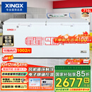 星星（XINGX）716L商用冰柜 冷藏冷冻冰箱中梁除霜冷冻柜 单箱单温大容积卧式-40℃冷柜 BD/BC-716E 以旧换新