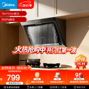美的（Midea）抽吸排油烟机 家用大吸力侧吸式油烟机上门安装以旧换新出租房屋脱排烟机CXW-200-J30