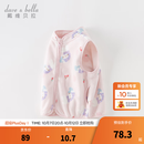 戴维贝拉（DAVE＆BELLA）儿童摇粒绒马甲女童上衣男童背心童装宝宝衣服小童坎肩秋装新款 猫咪印花【DB3237652】 110 cm（建议身高100-110cm）