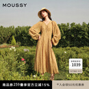 moussy 【刘亦菲同款】南法度假风碎花浪漫优雅连衣裙028ISX33-3711 070米色 M