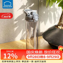 乐扣乐扣（LOCK&LOCK）人鱼线塑料运动水杯夏天便携水壶带刻度提手男女水杯子700ML灰色