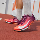 耐克迈飞男子专业田径短跑钉鞋秋冬缓震运动NIKE MAXFLY 2 FD8395 601波尔多酒红色/白/亮深红/橙红/暗调勃艮第酒红 42