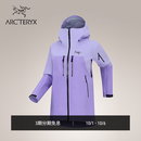 ARC'TERYX始祖鸟 RUSH JACKET GORE-TEX 防水 女子 滑雪滑雪夹克 ASTER / BLACK/山菀紫/黑色 S