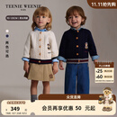 Teenie Weenie Kids小熊童装26年秋冬新款男女宝宝学院风开衫毛衣 藏青 100 cm