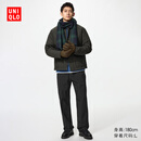 优衣库弹力休闲长裤男装女装/休闲裤裤子487252 09 黑色 M