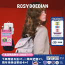 ROSYDOEDIAN有很多东西在包里波点双肩包大容量旅行背包简约书包旅行包女包 DIANDIAN包（灰色）
