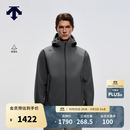 迪桑特（DESCENTE）TRAINING系列综训男士防泼水抓绒保暖梭织运动外套秋冬新品夹克 CC-炭灰色 XL (180/100A)