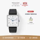 NOMOS【咨询优价】方界系列手动机械腕表方形手表中性410.GB/402.GB 402.GB手动透底27.5*27.5mm