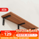安尔雅墙面搁架 墙上置物架宿舍木板挂墙书架隔板置物架11