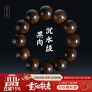苏小北老山檀香手串黑肉沉水级印度迈索尔正区檀香虎纹佛珠文玩珠串男女 传世级20mm-12颗