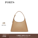 PORTS宝姿秋冬新品女包牛皮手拎包LD9A1939MAJUC012 卡布奇诺