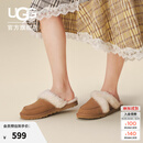 UGG秋季女士时尚舒适毛茸款平底包头休闲懒人毛毛鞋 1174571 CHE | 栗色 38