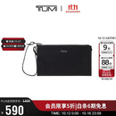 途明（TUMI）VOYAGEUR 女士高端时尚手拿包黑色拼烟枪色礼物