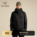 ARC'TERYX始祖鸟 RUSH JACKET GORE-TEX 男子 滑雪夹克 Black / Mongoose/黑色/朦影棕 S