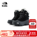 北面（The North Face）童鞋保暖鞋男女儿童中帮户外鞋棉鞋|7W5X KX7/黑色 36 码鞋长22.5cm