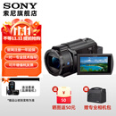 索尼（SONY）FDR-AX45A高清摄像机4K视频拍摄dv录像机直播旅游婚庆便携式摄影机 FDR-AX45A 官方标配