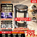 九阳（Joyoung）【重磅新品】巨齿鲨小体积破壁机有钛0涂层多功能1.65L小圆满变频轻音豆浆机B51