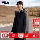 斐乐蓬蓬羽绒服|FILA防水透湿外套冬季商务休闲男装轻薄保暖连帽上衣 正黑色-BK L 175/96A/L