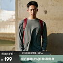 mont·bell 长袖t恤男户外春夏速干透气轻便纯色简约百搭上衣 1114688 DGY深灰色 M