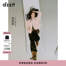 DZZIT【刘浩存同款】地素薄款棉服2026冬新款复古夹克外套女3K4HB241G 粉红色 XS