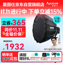 爱图仕（Aputure）艾蒙拉 Halo 200x 直播补光灯 双色温摄影灯 直播间视频摄像 200W影棚常亮灯 90深抛柔光套装