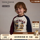 Teenie Weenie Kids小熊童装26年秋冬新款男女宝宝索罗娜加绒卫衣 象牙白 100 cm