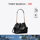 Tory Burch汤丽柏琦【宋雨琦同款】CHARLIE 绗缝抽绳水桶包肩背包TB 185831 黑色 001 OS