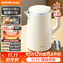 苏泊尔（SUPOR）电水壶烧水壶 1.5L小容量热水壶 304不锈钢健康内胆 双层防烫 电热水壶 SW-15T80A