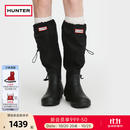 HUNTER女靴经典惠灵顿高筒靴防水防滑户外露营鞋靴休闲鞋雨鞋女鞋 黑色/BLK -鞋口新增猪鼻扣 36