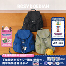 ROSYDOEDIAN包不一样 翻盖双肩包 大容量商务旅行包背包出行出差轻便便携 黑色波点