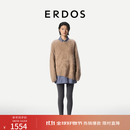 ERDOS【自在系列】26早秋精纺弹力无缝保暖羊绒简约内穿裤女裤打底裤 深灰 S 160/64A
