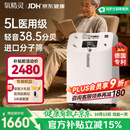 氧精灵5L升医用制氧机家用老人吸氧机孕妇氧气机呼吸带雾化