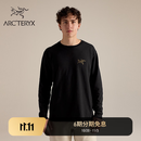 ARC'TERYX始祖鸟 KRAGG COTTON LS 男子 棉质长袖T恤 24K Black/黑色 L
