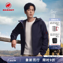 猛犸象（MAMMUT）【抓绒款】Clion 红标男女款户外防风保暖休闲夹克外套刺绣标软壳 黑色【红标】 L