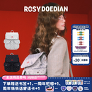 ROSYDOEDIAN有很多东西在包里波点双肩包大容量旅行背包简约书包旅行包女包 DIANDIAN包（灰色）
