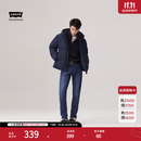 Levi's李维斯冬暖系列男士511修身窄脚美式复古休闲通勤牛仔裤 中蓝色 32 (32)