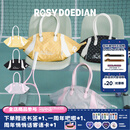 ROSYDOEDIANRDD包不一样的托特包 波点百搭休闲旅行包礼物单肩包大容量轻便 黑白波点