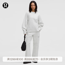 lululemon丨Loungeful女士经典剪裁高腰运动裤*亚洲版型 LW5IDNA 杂色核心超浅灰 S