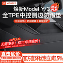 YZ 适用于特斯拉ModelYL3中控两侧边防踢垫TPE护角板内饰改装丫配件 焕新版YL/MY中控侧边TPE防踢垫
