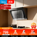 美的（Midea）抽吸排油烟机 家用大吸力侧吸式油烟机上门安装以旧换新出租房屋脱排烟机CXW-200-J30
