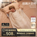 bebebusA类羊毛儿童防踢被白池花一体睡袋四季通用中大童 春秋100×160cm