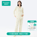 全棉时代孕妇月子服7A抗菌哺乳孕妇装睡衣家居服套装 晚安小可爱165