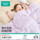 全棉时代儿童被子100%纯棉抗菌被芯冬季棉被被褥云朵蓬蓬被 120cm×150cm