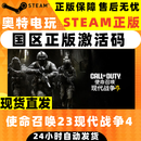 现货Steam 正版现货秒发  国区CDKey激活码 正版PC游戏中文 使命召唤23现代战争4 标准版 仅限国区