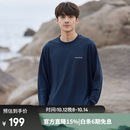 mont·bell 长袖t恤男户外春夏速干透气轻便纯色简约百搭上衣 1114688 NV海军蓝 M