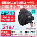 爱图仕（Aputure）艾蒙拉 Halo 300x 直播补光灯 300W双色温常亮灯 视频拍照打光灯 专业摄影补光灯 90深抛柔光套装