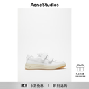 Acne Studios男女同款 Face 魔术贴升级款小白鞋 光白色/淡褐色 升级版 37